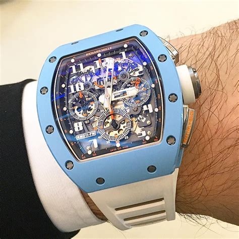 richard mille bleu et blanc|Richard Mille .